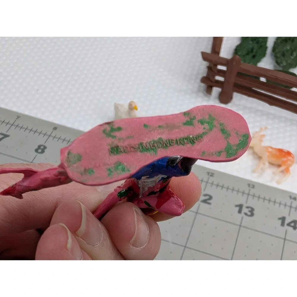 Plastic Hunting Scene Trees Fence Deer Foxhound‎ Dog Hunter Cake Toppers